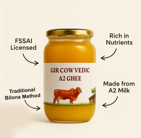 Gir Cow Vedic A2 Ghee – Handcrafted with Bilona Method - Image 2